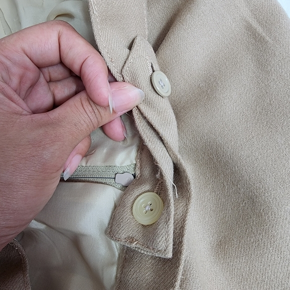 Vintage Giorgio Sant Angelo Wool Pleated Trouser Pants size 14 - Picture 8 of 14